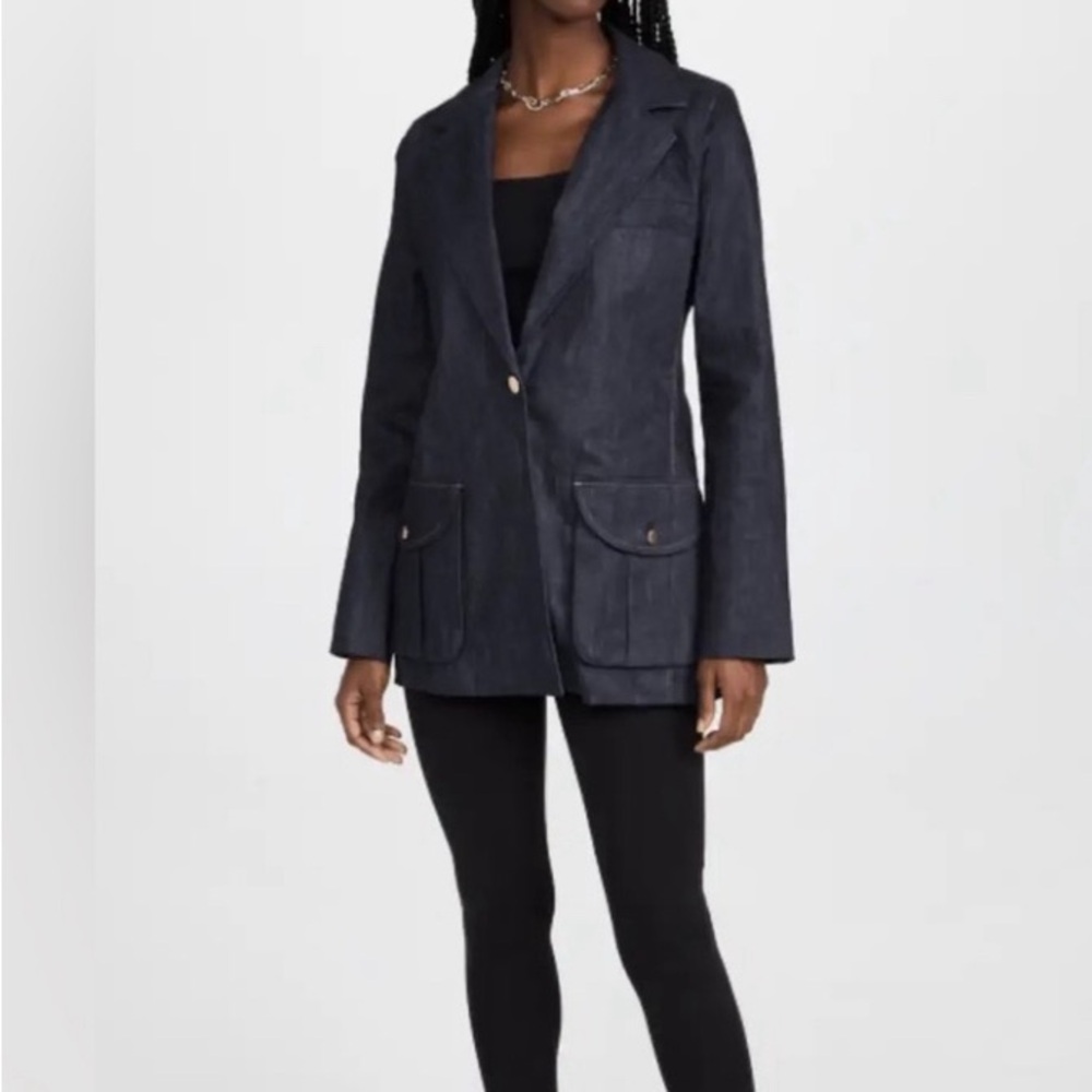 DL1961 Blazer in Indigo Coated